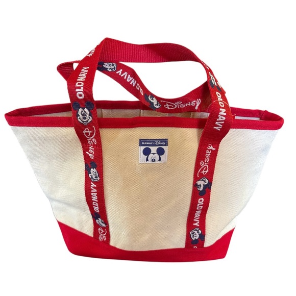 Disney Accessories - Old Navy X Disney Mickey Mini Tote Bag Canvas NWT
